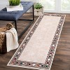 coucheta Washable Area Rug for Living Room, Multi-size Modern Bordered Non Slip Stain Resistant Non Shedding Low Pile Carpet, for Bedroom, Dining - 2 of 4