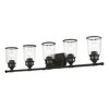 Livex Lighting Lawrenceville 5 - Light Vanity in  Black - 3 of 4