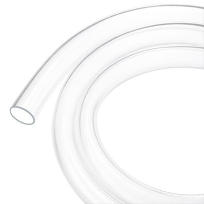 Unique Bargains Clear Plastic PVC Flexible Low Pressure Industrial Tubing 1 Pc