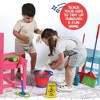 Kids Toy Cleaning Set 12 Piece - Broom, Mop, Brush, Dust Pan, Duster, Sponge, Clothes, Spray, Bucket, Caution Sign, Toddler Cleaning Set - Play22Usa - 3 of 4