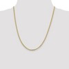 Black Bow Jewelry 2.25mm 14k Yellow Gold Solid Beveled Curb Chain Necklace - 3 of 4
