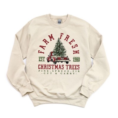 Simply Sage Market Women's Graphic Sweatshirt Farm Fresh Cut and Carry