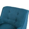 Sapphtopaz Tufted Accent Chair Modern Bedroom Chair Comfy Chairs with Button Tufts and Wood Legs Accent Chairs for Living Room, Bedroom - 2 of 4