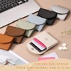 Unique Bargains PU Leather Wallet Slim Business Card Cases 2 Pcs 4.1" x 3.3" - 3 of 4