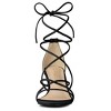 Allegra K Women's Strappy Kitten Heel Lace-Up Sandals - 3 of 4