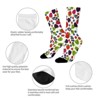 Fresh Berries Women Printed Crew Socks Funny Funky Socks Soft Polyester Novelty Gifts for Artists Men - 4 of 4