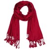 CTM Women's Classic Pashmina Style Shawl Wraps - 3 of 4