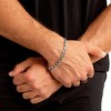 Crucible Men's Polished 8mm Figaro Chain Steel Bracelet - 8.25" - 2 of 4