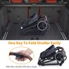 Double Stroller for Infants and Toddlers, Foldable Tandem Stroller, Reversible Pushchair Bassinet Pram with Large Storage Basket - 3 of 4