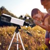SUGIFT Telescope 70mm Aperture 400mm - for Kids & Adults Astronomical Refracting Portable Telescopes with Tripod Phone Adapter,Tripod Carrying Bag - 3 of 3