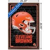 Trends International NFL Cleveland Browns - Neon Helmet 24 Framed Wall Poster Prints - 3 of 4