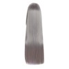 Unique Bargains Women's Wigs 31" Grey Light Pink with Wig Cap - 3 of 4