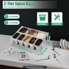 YIYIBYUS Stainless Steel Expandable Spice Rack Organizer , Adjustable Length - 4 of 4
