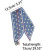 Allegra K Women's Polka Dot Small Skinny Double-Sided Neckerchief Neck Scarves - 3 of 4