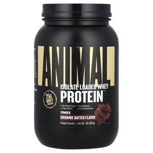 Animal Isolated Loaded Whey Protein™, Brownie Batter, 2 lb (907 g) - 1 of 2