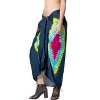 LA LEELA Women's Summer Sarong Bikini Wraps Cover up Skirt Wrap Bathing suit Swimwear Swimsuit Beach Coverup for Women One Size Blue, Tie Dye Design - 2 of 4