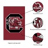 Evergreen NCAA University of South Carolina Applique House Flag 28 x 44 Inches Outdoor Decor for Homes and Gardens - 4 of 4