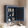 Racxily 24x27" Wall Mounted Bathroom Cabinet with Mirror, Adjustable Shelf Over Toilet Storage - 4 of 4