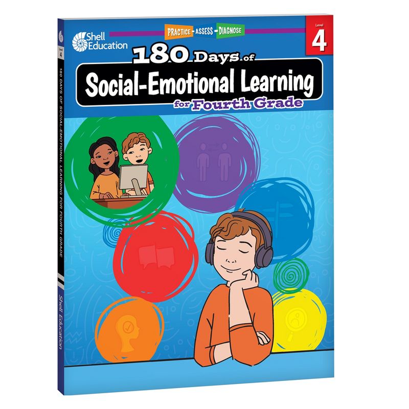 Shell Education 180 Days Social-Emotional Learning, Writing, & Spelling Grade 4: 3-Book Set, 2 of 3