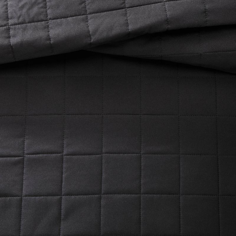 Box Stitch Microfiber Kids' Quilt - Pillowfort™, 5 of 13