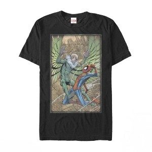 Men's Marvel Spider-Man Vulture Fight T-Shirt - 1 of 4