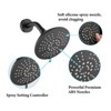 PAGED Single Handle 5-functions Shower Head Rainful Shower Heads with Tub Spout and Valve for Bathroom - 2 of 4
