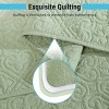 HLC.ME Lorenzo - 3 Piece Quilt Set, Lightweight Bedspread Coverlet Set - 4 of 4