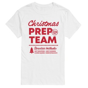 Men's - Instant Message - Christmas Prep Team Short Sleeve Graphic T-Shirt - 1 of 4