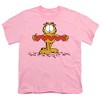 Garfield Sweetheart Youth Unisex T Shirt, Pink - 2 of 4