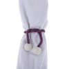 Unique Bargains Magnetic Buckle Large Faux Pearl Curtain Strap Polyester Rare Earth Magnet 2 Pcs - 4 of 4