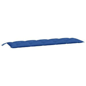 vidaXL Garden Bench Cushion in Royal Blue - Weather-Resistant Oxford Fabric, Hollow Fiber Fill, 70.9"x19.7"x2.8" - 1 of 4