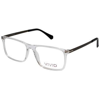 Vivid Designer Reading Blue Light Blocking Eyeglasses 886 in Light Blue 53 mm