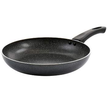 Oster Rigby 12 Inch Aluminum Nonstick Frying Pan in Green with Pouring  Spouts