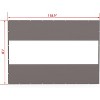 Maggift Curtain panels Outdoor Clear Curtain, Waterproof, UV-Resistant, with Rustproof Grommets for Pergola, Graden, Gray, 118.9"*83"*1" - 2 of 4