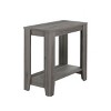 FURNIinspire End Tables Multifunctional Side Table Living Room Sofa Beside Table for Bedroom Office, Transitional, Grey, 23.75"*11.75"*22" - 3 of 3