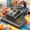 WHALL 500W Corded Bed Vacuum, Powerful 16Kpa with 253.7nm UV-C Lamp, 140°F Heat & HEPA, Ultrasonic Handheld for Bed/Sofa/Crib - 3 of 4