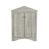 Vatros Triangle Bathroom Storage Cabinet with Adjustable Shelves Freestanding Floor Cabinet - 4 of 4