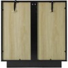 Buffet Cabinet with 2 Doors&Adjustable Shelf, Modern Kitchen Buffet Sideboard for Living Room, Kitchen with Golden Handles for Living Room, Kitchen - 4 of 4
