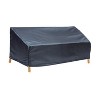 Summerset Shield Gold 2-Layer Polyester Fabric Outdoor Sofa Cover - Charcoal Grey - 3 of 4