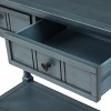 NicBex Console Table Traditional Entryway Table with 2 Drawers and Bottom Shelf Side Table for Living Room, Entryway, Hallway - 4 of 4
