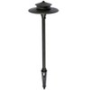 Elegant Lighting Outdoor 12V Cast Brass tier path light 9 inch Wide x 24 inch High in Dark Bronze - 3 of 4