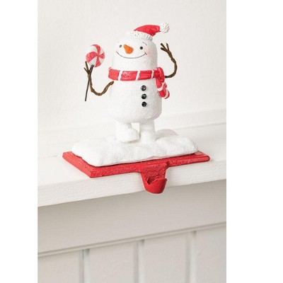 Sullivans Snowman with Lolly Pop Stocking Holder 5.5"H Multicolored