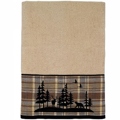 blue and gold bath towels