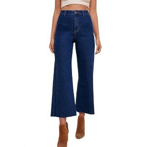 Women's Stretchy Cropped Jeans - AnnieWear - 1 of 1