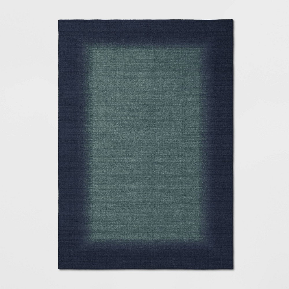 7'x10' Good Fashion Border Rug Blue - Room Essentials™