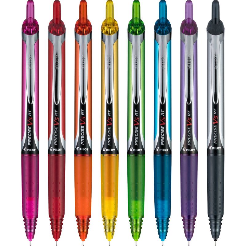 Precise V5 RT 8pk Rollerball Pen Extra Fine Multicolored Ink, 4 of 9