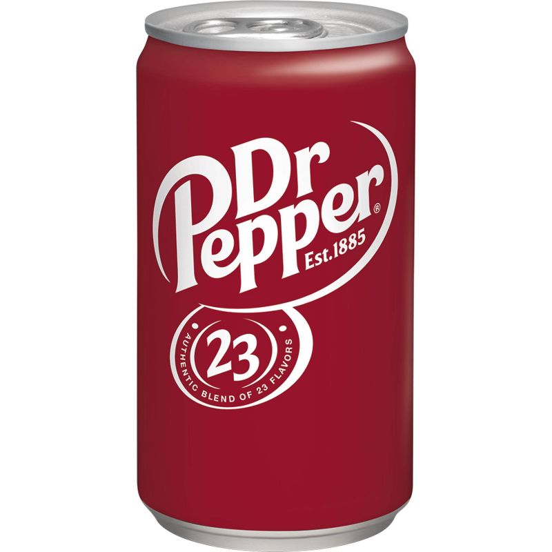 Dr Pepper Soda - 10pk/7.5 fl oz Mini Cans, 3 of 8
