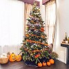34Pcs Christmas Ball Ornaments, 1.57 Inch Shatterproof Bulk Xmas Tree Hanging Decor for Holiday Wedding Mardi Gras Party Gold/Blue/Red/Silver - 3 of 4