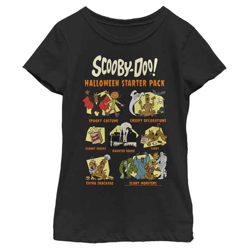 Girl's Scooby Doo Halloween Starter Pack T-Shirt, 1 of 4
