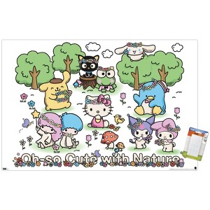 Trends International Hello Kitty and Friends: 24 Nature - Group Unframed Wall Poster Prints - 1 of 4